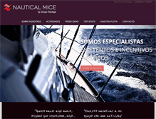 Tablet Screenshot of nauticalmice.com